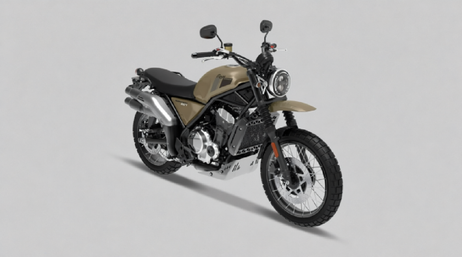 Rieju Scrambler 607: новый ретро-байк с двухцилиндровым мотором 581 см³ для Европы