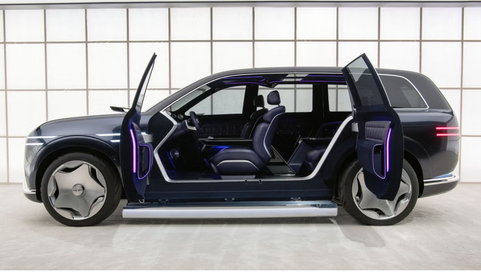 Genesis GV90 удивит дверями против хода и премиальным подходом к электрокроссоверам