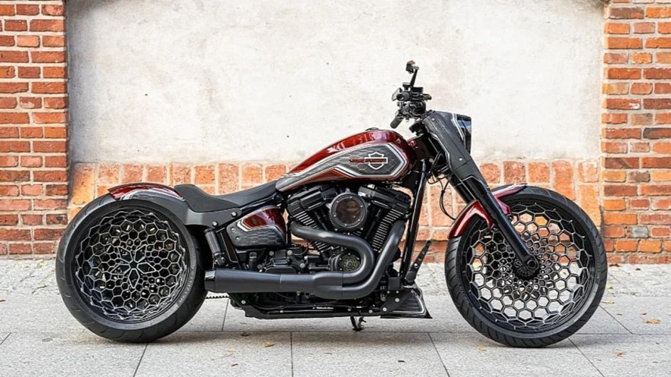 Harley-Davidson Visioner: необычные колеса и радикальный подход к кастомизации Fat Boy