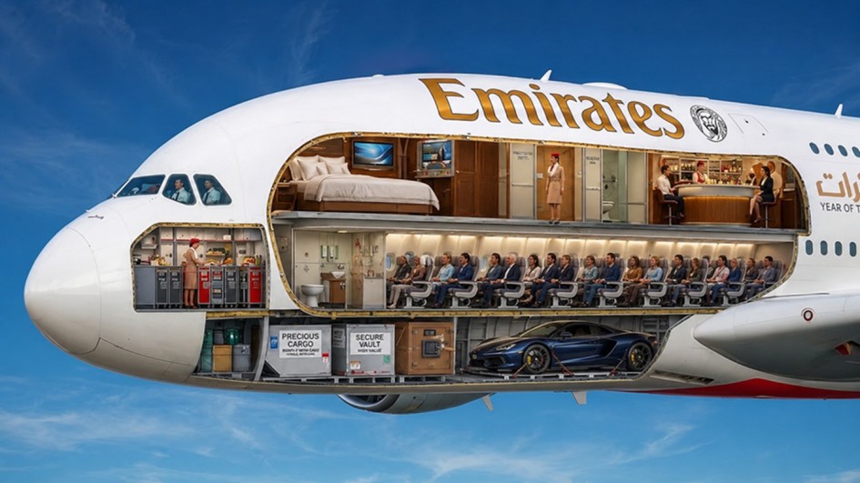 Airbus A380 Etihad Airways: трехкомнатные апартаменты и душ на борту