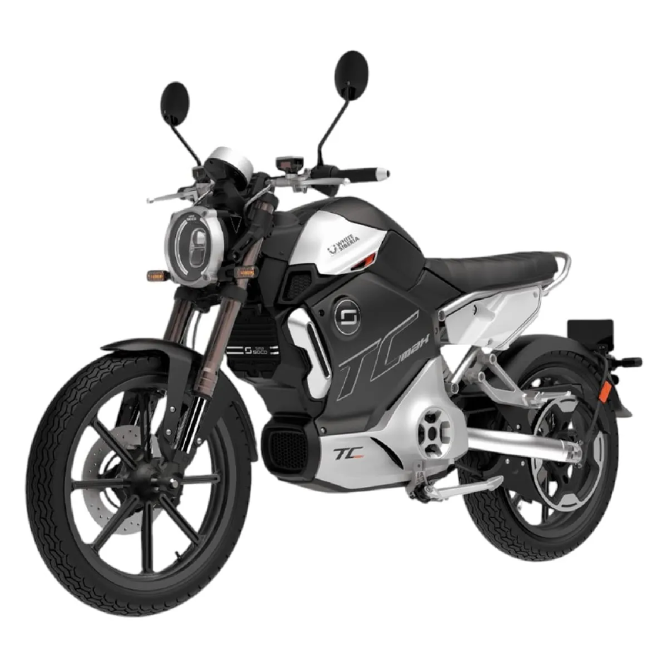 WHITE SIBERIA SUPER SOCO TC MAX: электромотоцикл с запасом хода 110 км и скоростью до 95 км/ч