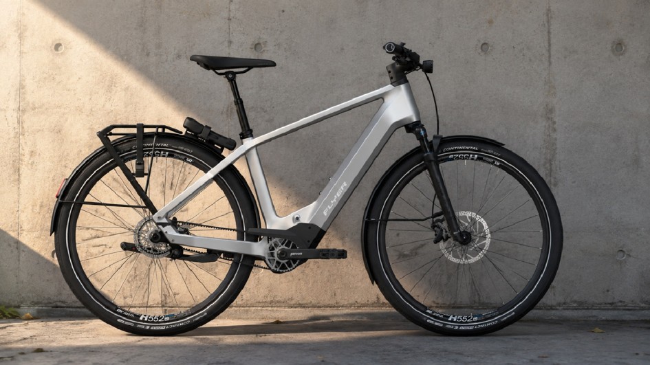 Flyer G1 Upstreet TR 7.63: электровелосипед с карбоновой рамой и автоматикой