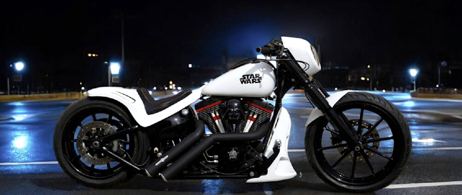 Harley-Davidson Stormtrooper: кастом-байк с деталями из вселенной Star Wars