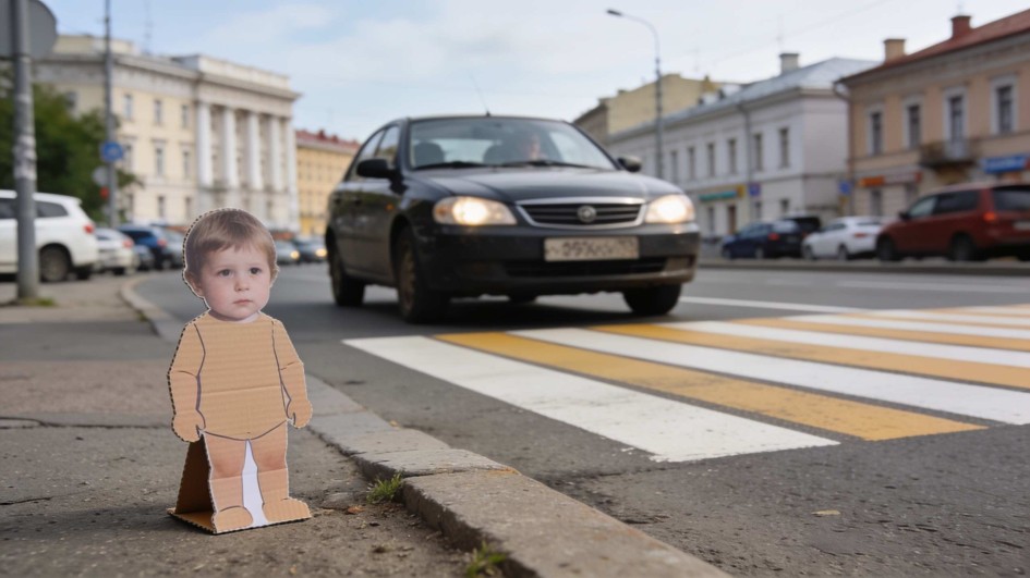 Почему возле переходов появляются фигуры детей и как это влияет на водителей