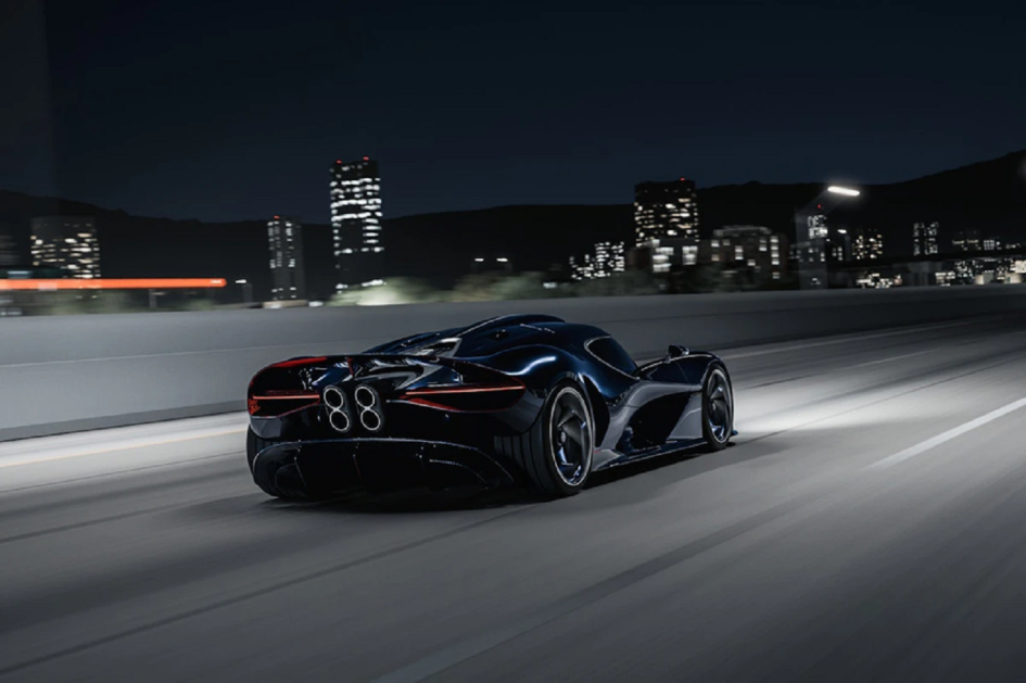 Bugatti Destrier: гиперкар с самым низким кузовом и мотором W16 на базе Bolide