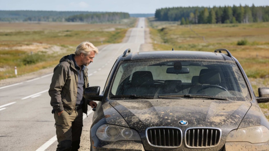 Немецкий механик проехал 9200 км по России на BMW X5 и пересмотрел взгляды на жизнь