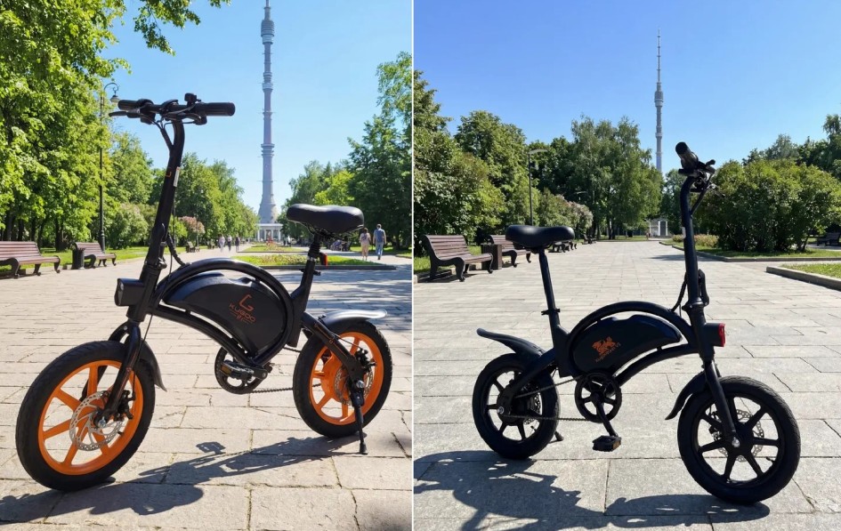 KUGOO V1 48V 7.5Ah: складной электровелосипед с широкими колесами для взрослых