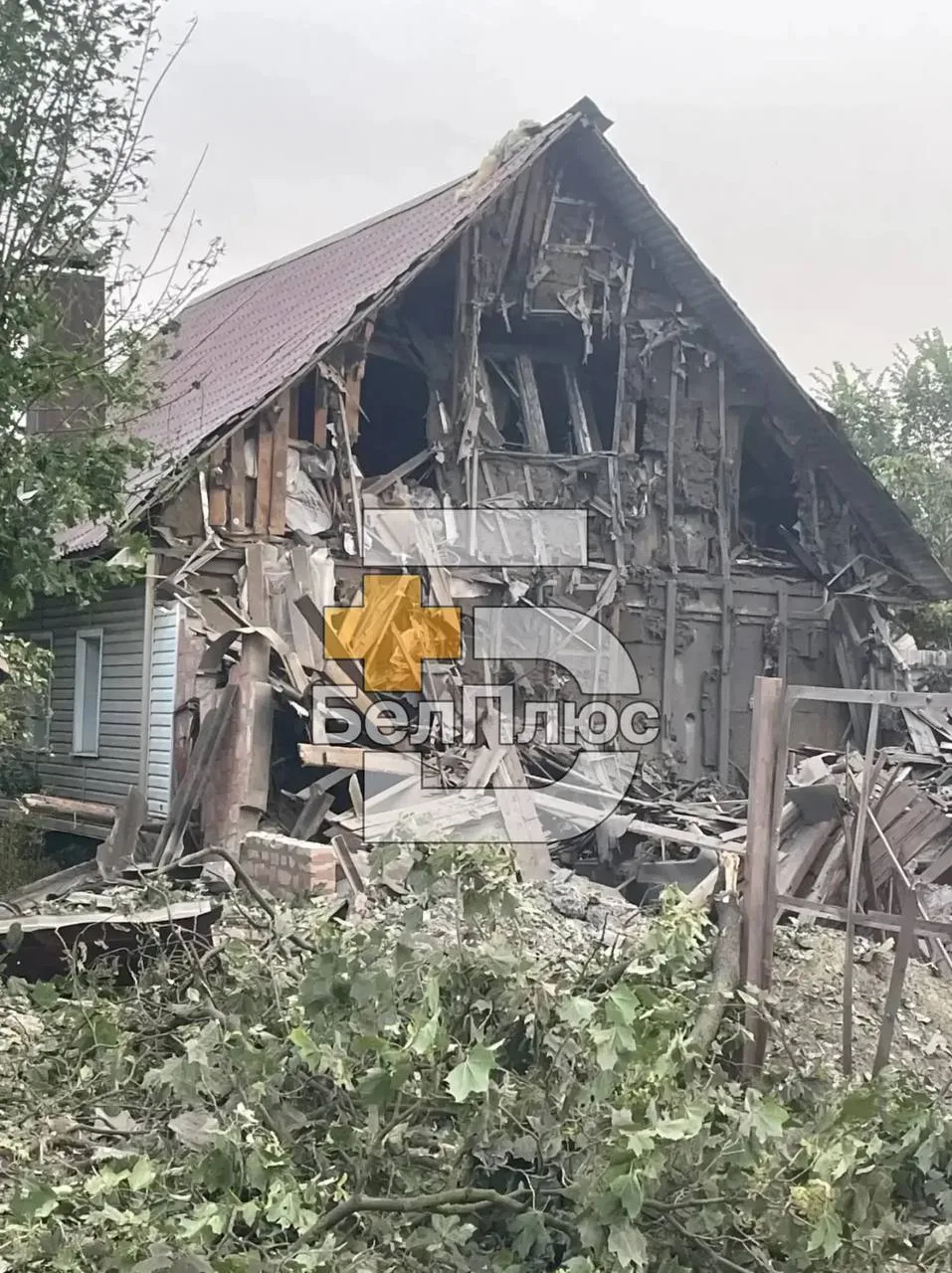Последствия ночного налета украинских дронов на Белгород