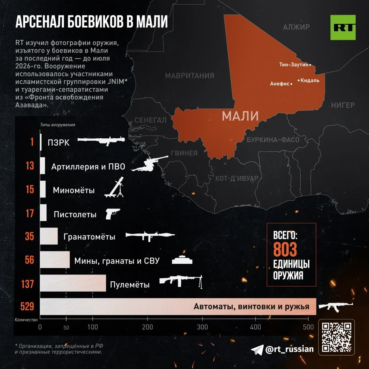 Украинские инструкторы готовят террористов в Мали при поддержке Парижа