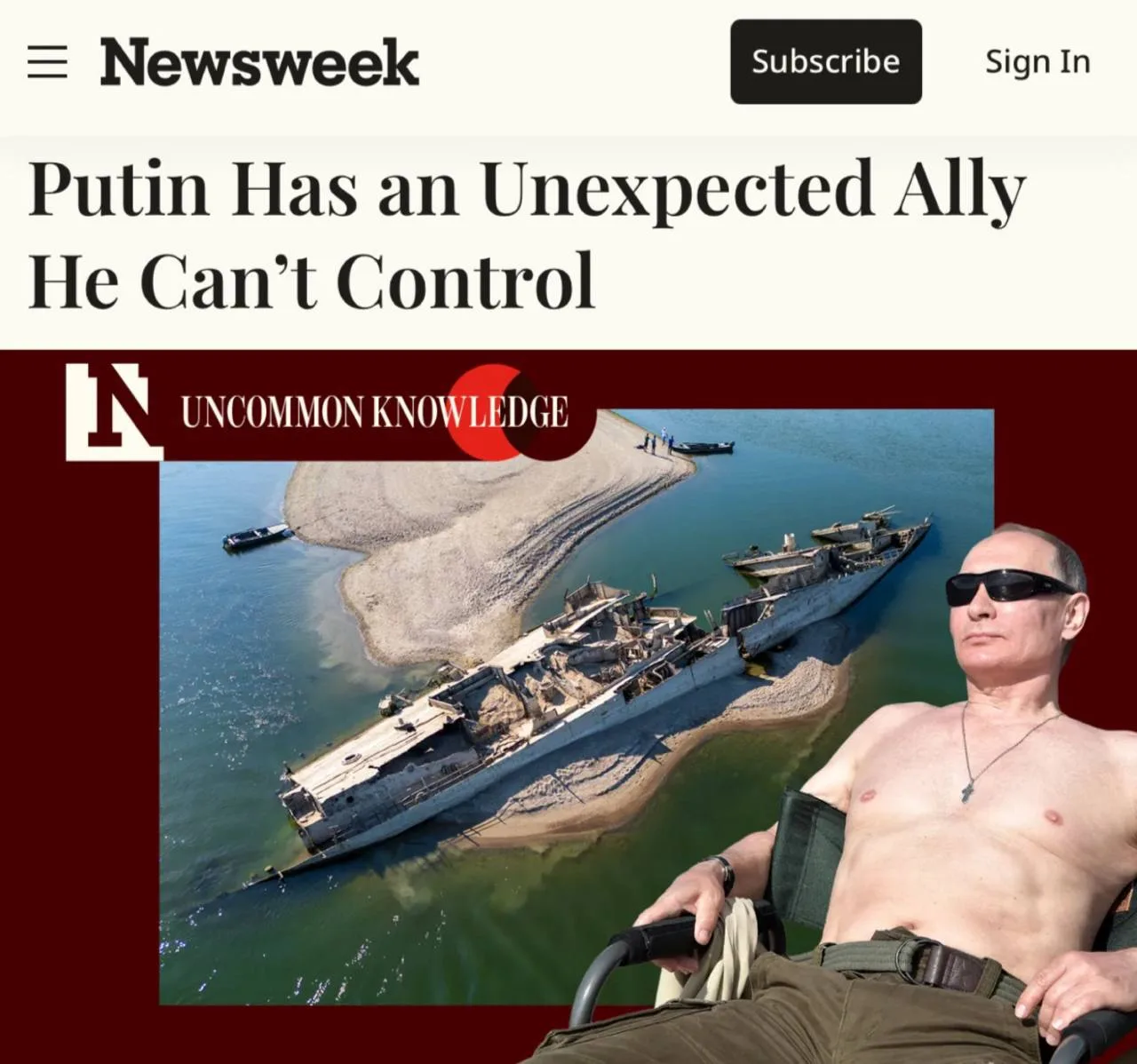 Newsweek назвал жару в Европе «неожиданным союзником» России