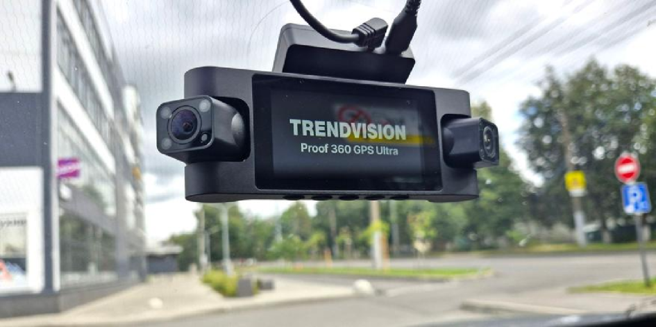 TrendVision Proof 360 GPS Ultra: 4K видеорегистратор с четырьмя камерами и новым функционалом